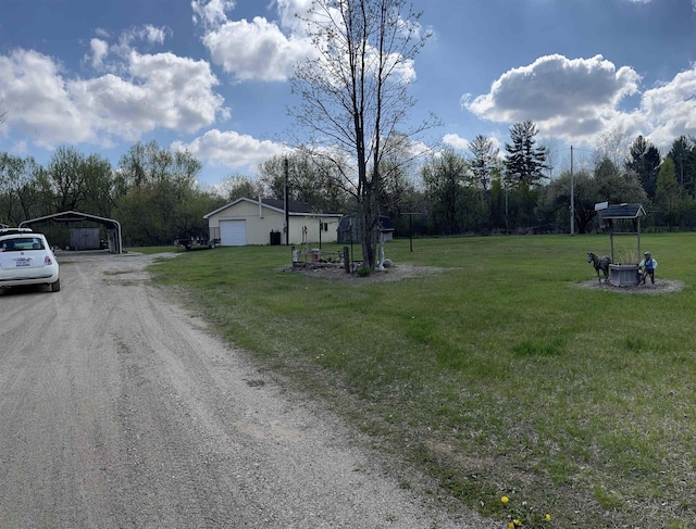 exterior space with driveway