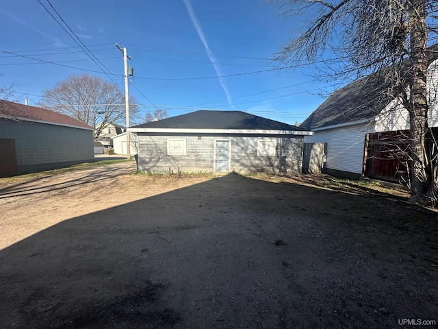 view of back of property