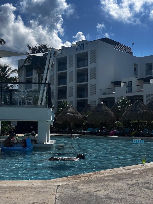view of swimming pool