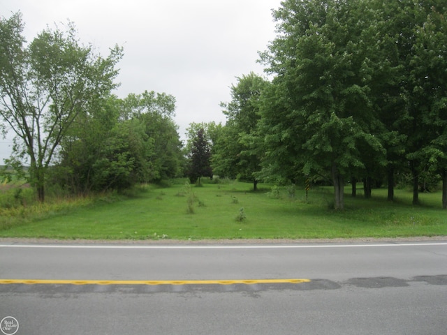 view of asphalt road