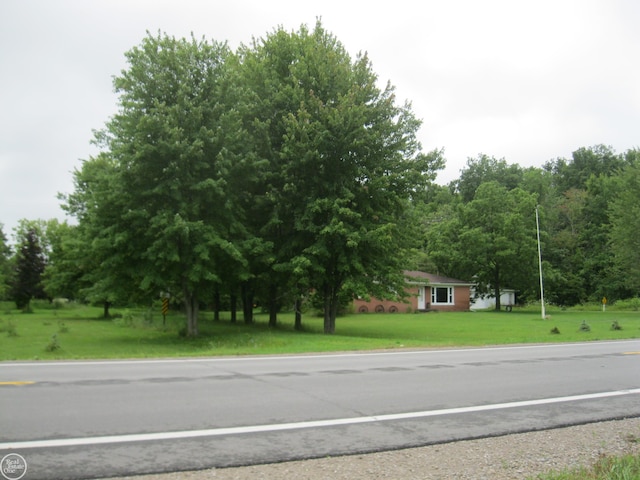 view of asphalt road