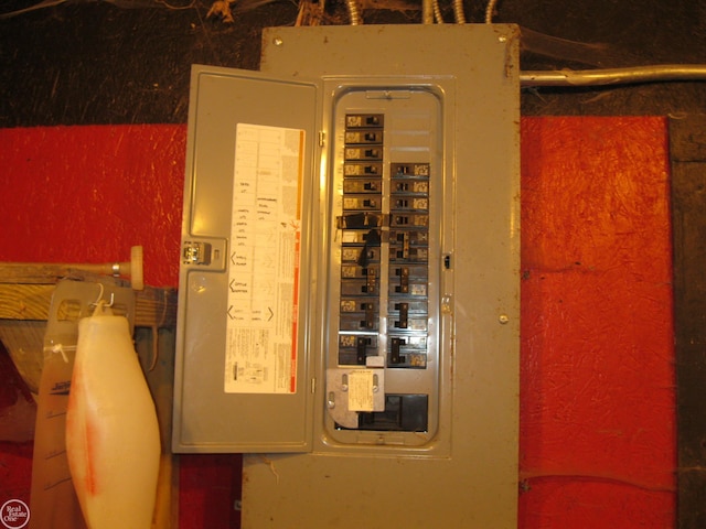 utility room featuring electric panel