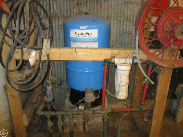 view of utility room