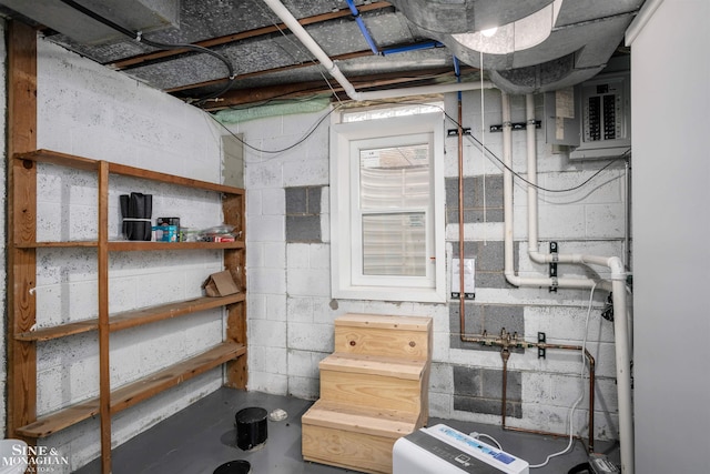 view of utility room