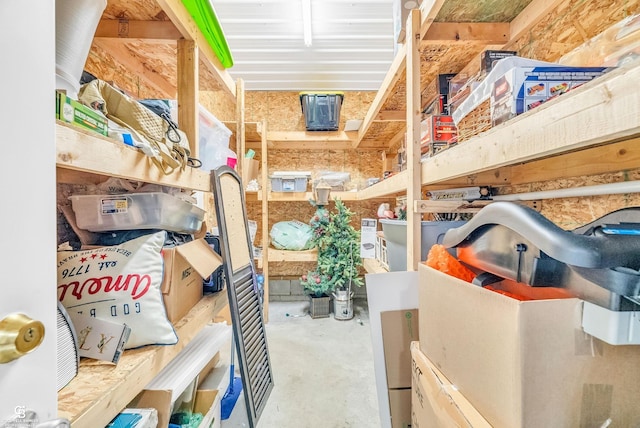 view of storage