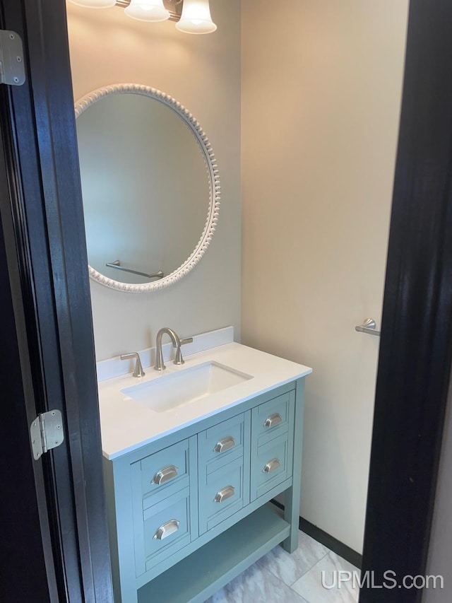 122 Rock St, Negaunee, MI 49866 - bathroom with vanity
