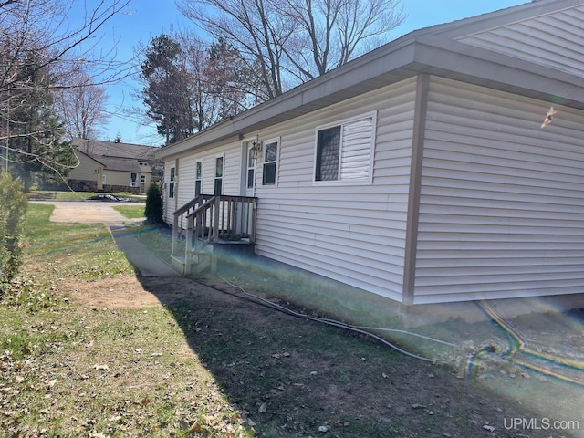 view of side of property