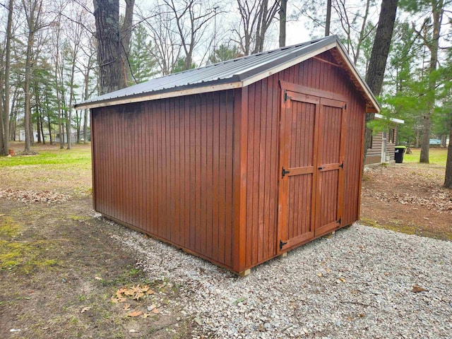 6494 Birch St, Gladwin, MI 48624 - view of shed