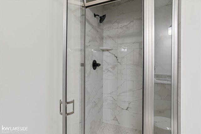 40699 Azalea Ln, Clinton Township, MI 48036 - bathroom with a stall shower