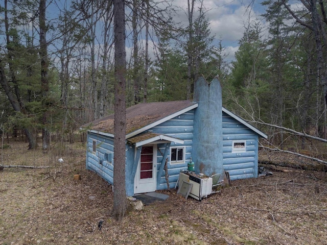 4440 W Cherry Creek Rd, Lewiston, MI 49756 - view of outdoor structure with a view of trees
