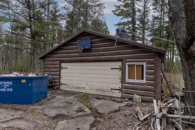 4440 W Cherry Creek Rd, Lewiston, MI 49756 - view of detached garage