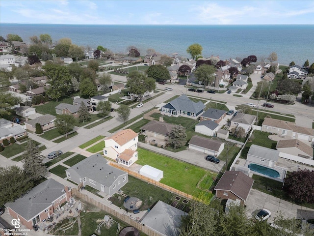 23740 Glenbrook St, Saint Clair Shores, MI 48082 - aerial overview of property's location with nearby suburban area and a nearby body of water