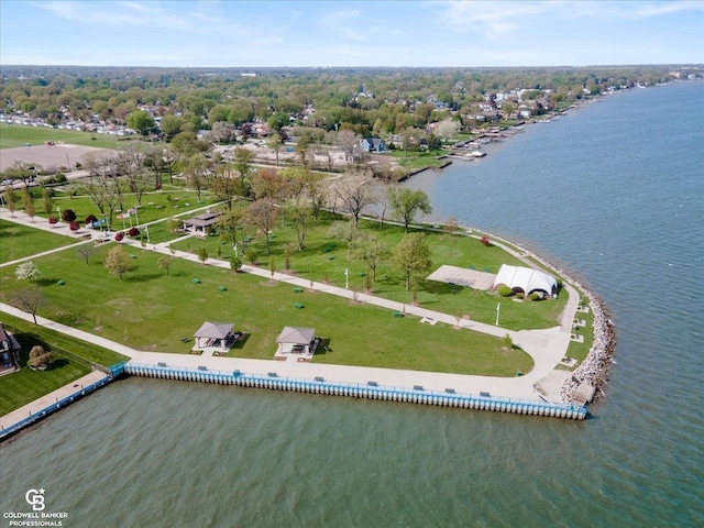 23740 Glenbrook St, Saint Clair Shores, MI 48082 - bird's eye view of a nearby body of water