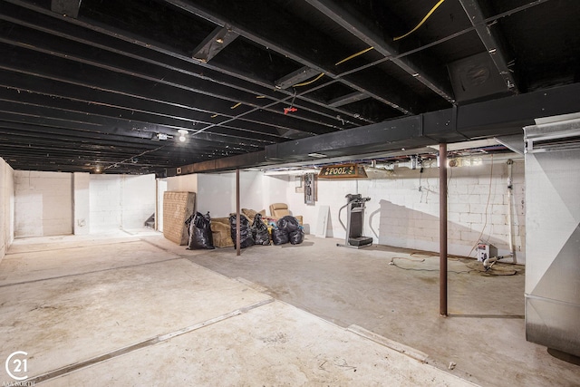 6424 Hunters Creek Rd, Imlay City, MI 48444 - view of unfinished basement