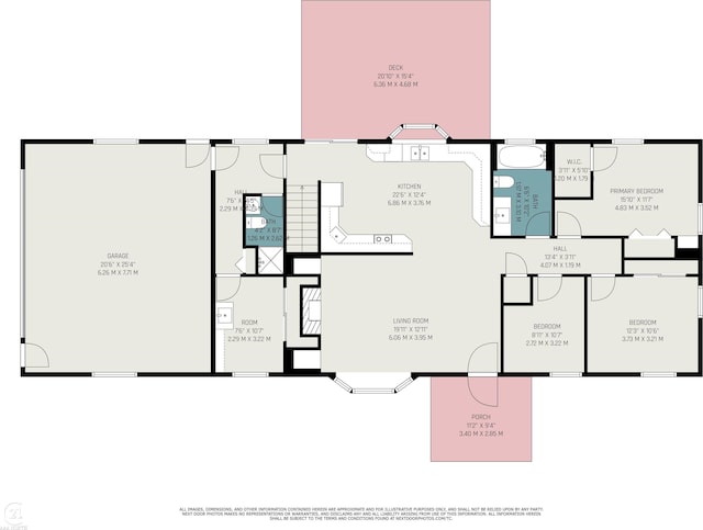 6424 Hunters Creek Rd, Imlay City, MI 48444 - floor plan / room layout
