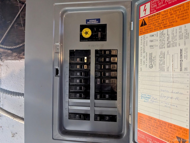 utilities with electric panel