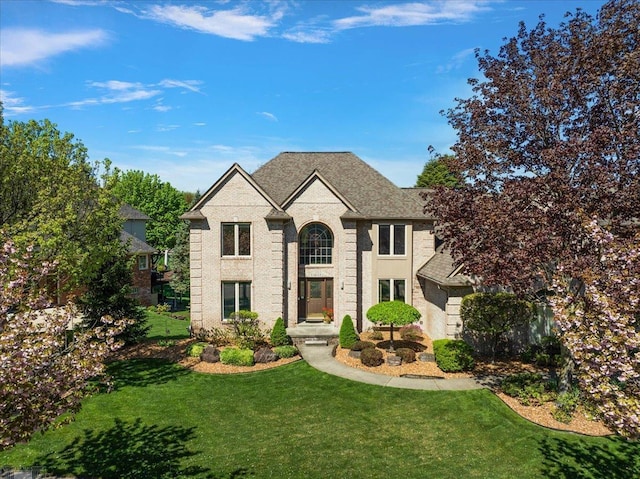 53633 Cherrywood Dr, Shelby Twp, MI 48315 - french provincial home with a front lawn