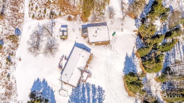 5278 27.5 Rd, Gladstone, MI 49837 - view from above of property