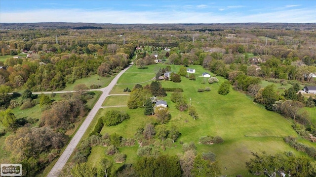 aerial view of property's location