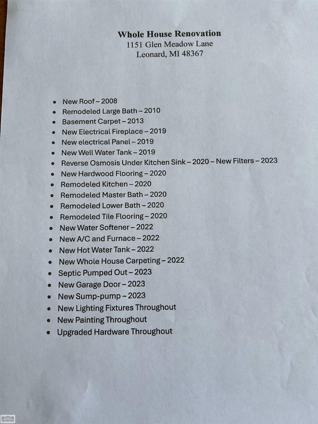 view of miscellaneous property collateral