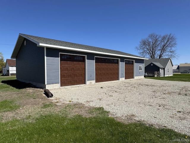 6403 N 1st St, Wells, MI 49894 - view of detached garage