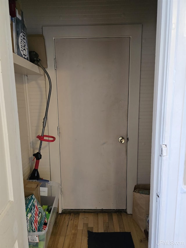 118 S Tamarack St, Laurium, MI 49913 - hallway with light wood finished floors