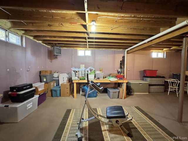 698 E River Dr, Lanse, MI 49946 - basement with healthy amount of natural light