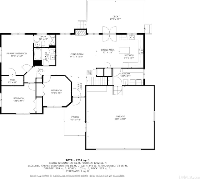 698 E River Dr, Lanse, MI 49946 - home floor plan