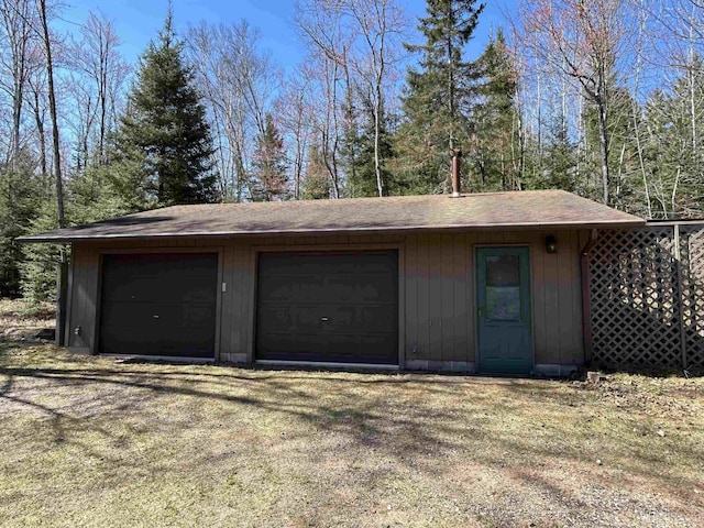 3260 Herron Dr, Gwinn, MI 49841 - view of garage