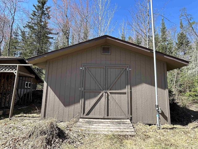 3260 Herron Dr, Gwinn, MI 49841 - view of shed
