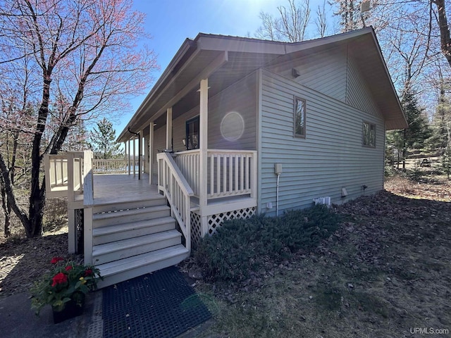 3260 Herron Dr, Gwinn, MI 49841 - view of side of home