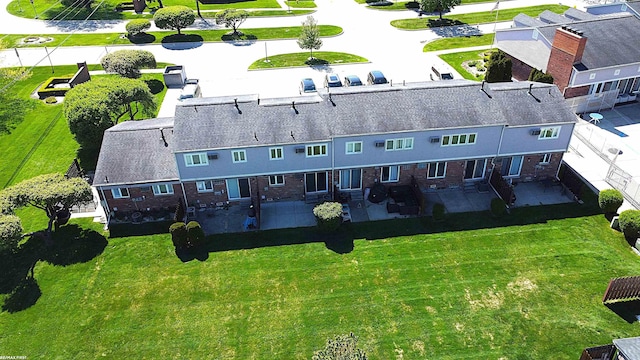 view of subject property
