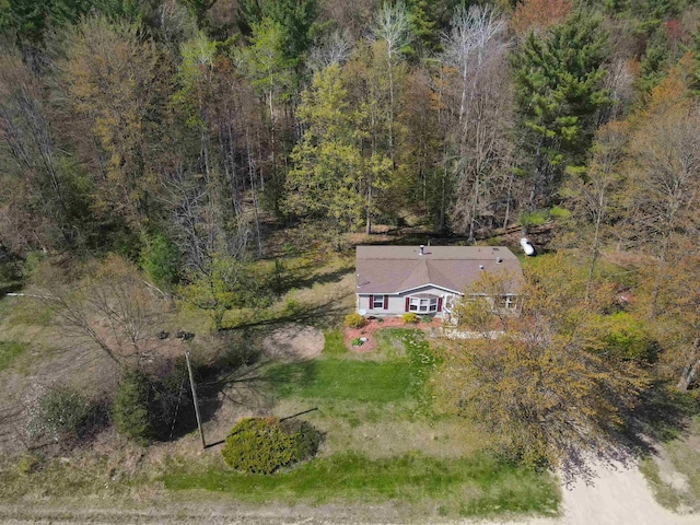 1448 W Sian Dr, Sanford, MI 48657 - aerial view of property and surrounding area
