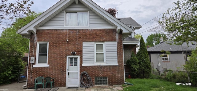 15611 Charles R Ave, Eastpointe, MI 48021 - rear view of property with brick siding
