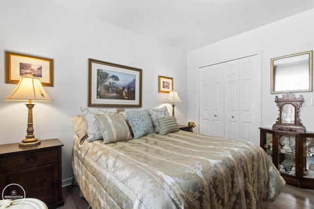 505 N Main St, Yale, MI 48097 - bedroom featuring a closet and dark wood-type flooring