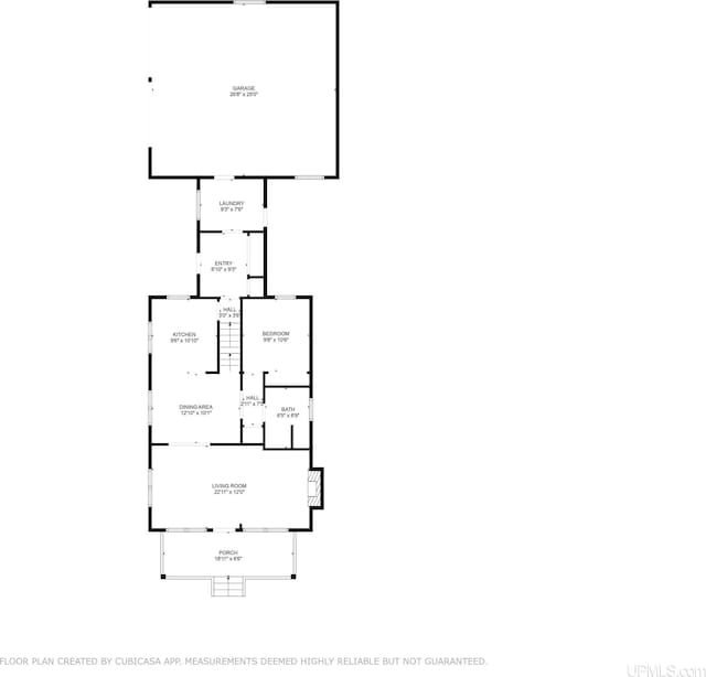 437 N Main St, Lanse, MI 49946 - floor plan / room layout