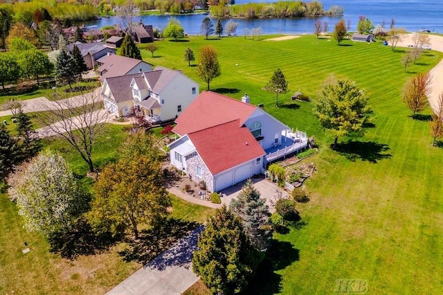 1726 Berkshire Dr, Gladwin, MI 48624 - aerial view of a large body of water