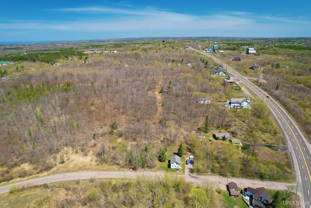 aerial overview of property's location