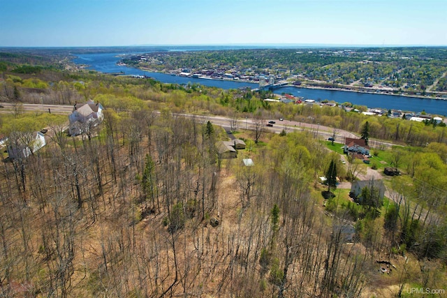view of property location with a nearby body of water