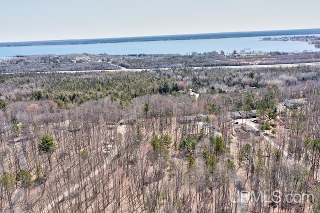 8962 Stagecoach Q.5 Ave, Gladstone, MI 49837 - aerial view of property's location featuring a nearby body of water