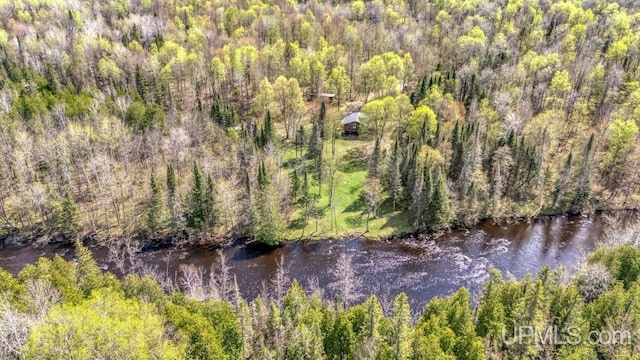 9190 Blue Jay Ln, Florence T-Wi, WI 54121 - drone / aerial view of a heavily wooded area