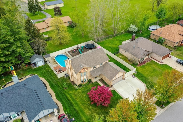35657 Pierce St, Richmond, MI 48062 - aerial view of a pool