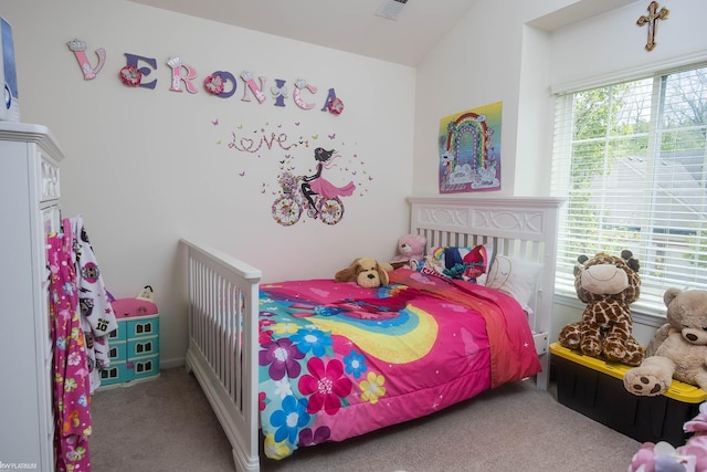 14225 Shadywood Dr, Sterling Heights, MI 48312 - carpeted bedroom featuring vaulted ceiling