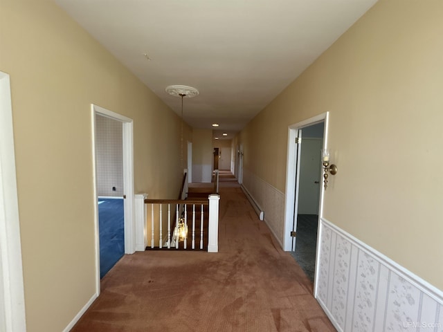 258 W Jasper St, Gwinn, MI 49841 - hallway featuring an upstairs landing and carpet