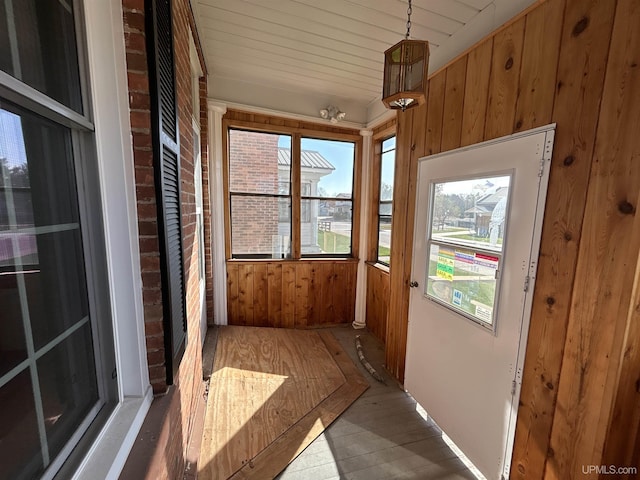 258 W Jasper St, Gwinn, MI 49841 - view of unfurnished sunroom