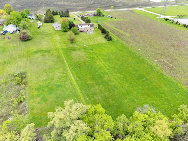view of rural area with extensive farmland
