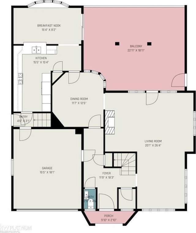 2758 Military St, Port Huron, MI 48060 - property floor plan