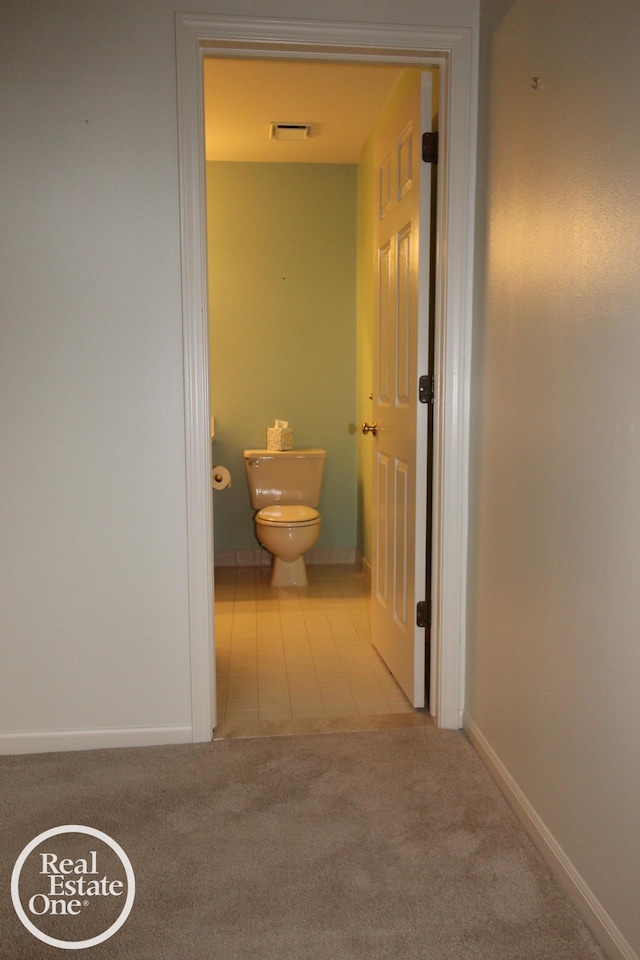 16876 Pebble Ct, Macomb, MI 48042 - corridor featuring carpet flooring and baseboards