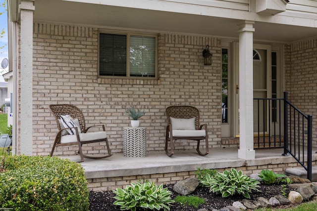view of patio / terrace featuring a porch