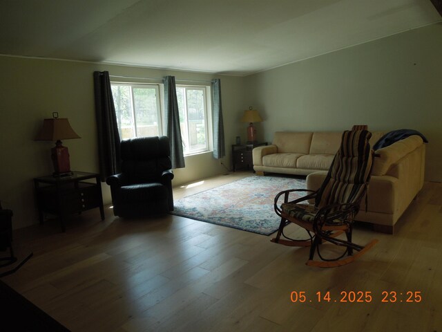 1582 Oakwood St, Gladwin, MI 48624 - living room featuring wood finished floors
